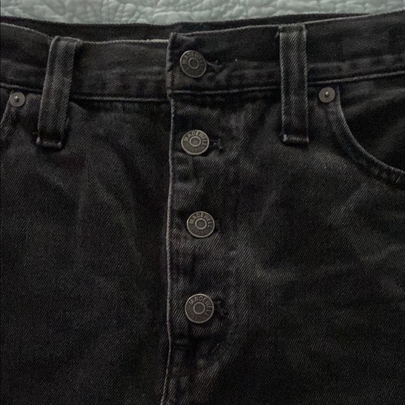 Madewell Black Mini Skirt Casual Night Out - Picture 2 of 6